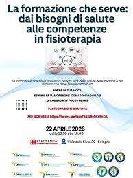 LA FORMAZIONE CHE SERVE DAI BISOGNI DI SALUTE ALLE COMPETENZE IN FISIOTERAPIA